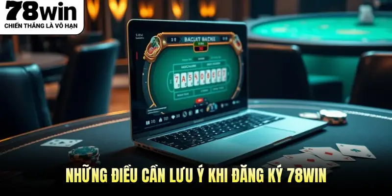 Những Điều Cần Lưu Ý Khi Đăng Ký 78win